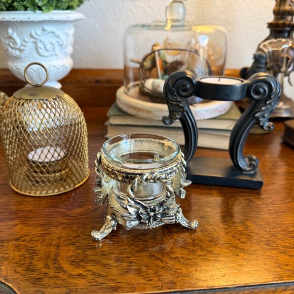 3 Vintage Unique Candle Holders - Picture 4 of 13